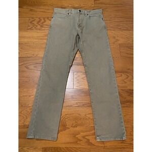Proof Rover Pants Mens 32x32 Brown Slim Fit Canvas Stretch Workwear